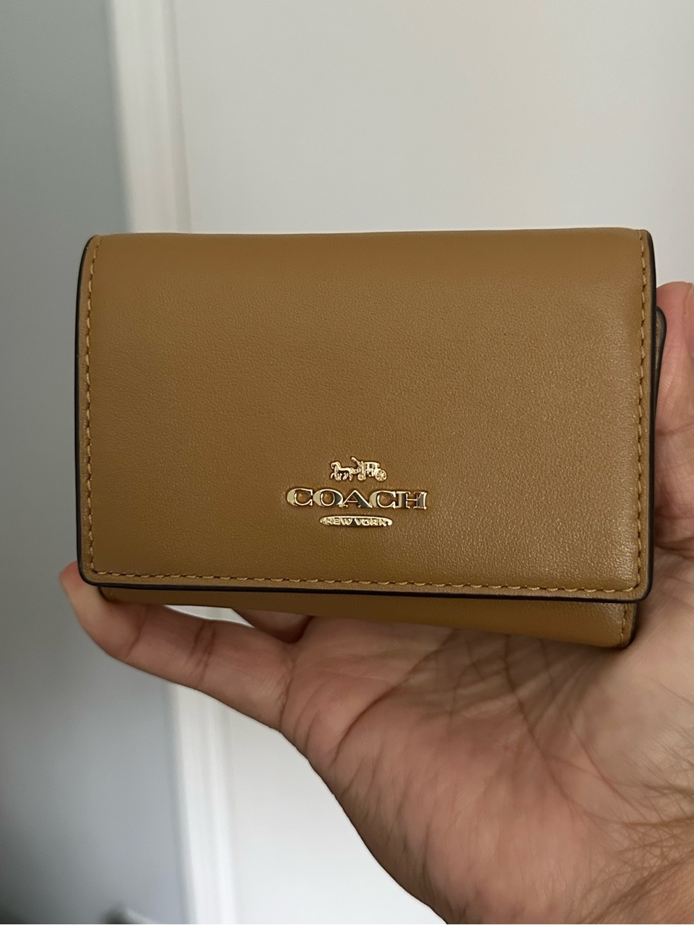 Coach Micro Wallet in Refined Calf Leather